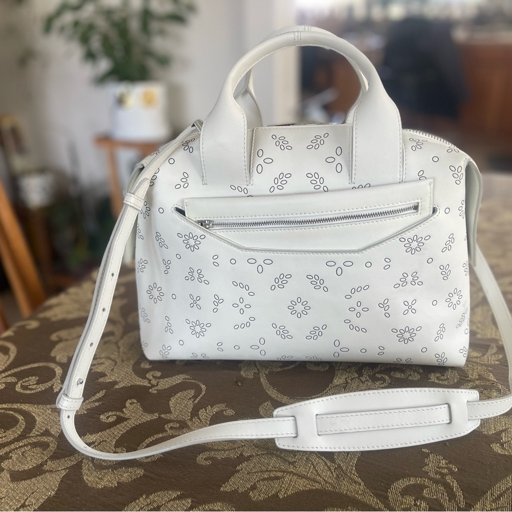 Alexander Wang White Patterned Satchel